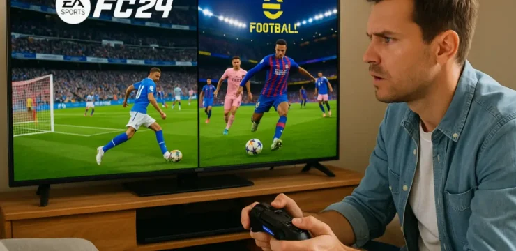 Какой симулятор лучше для новичков: EA Sports FC или eFootball