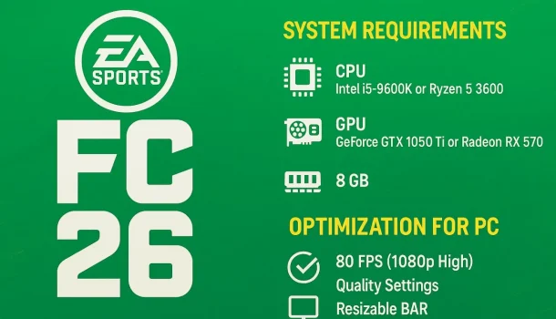 EASportsFC26 — системные требования и оптимизация для ПК